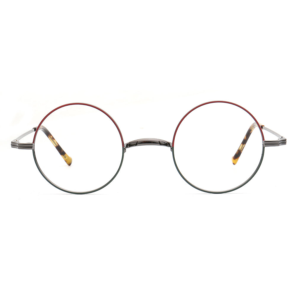 Madison | Retro Round Titanium Glasses Frames