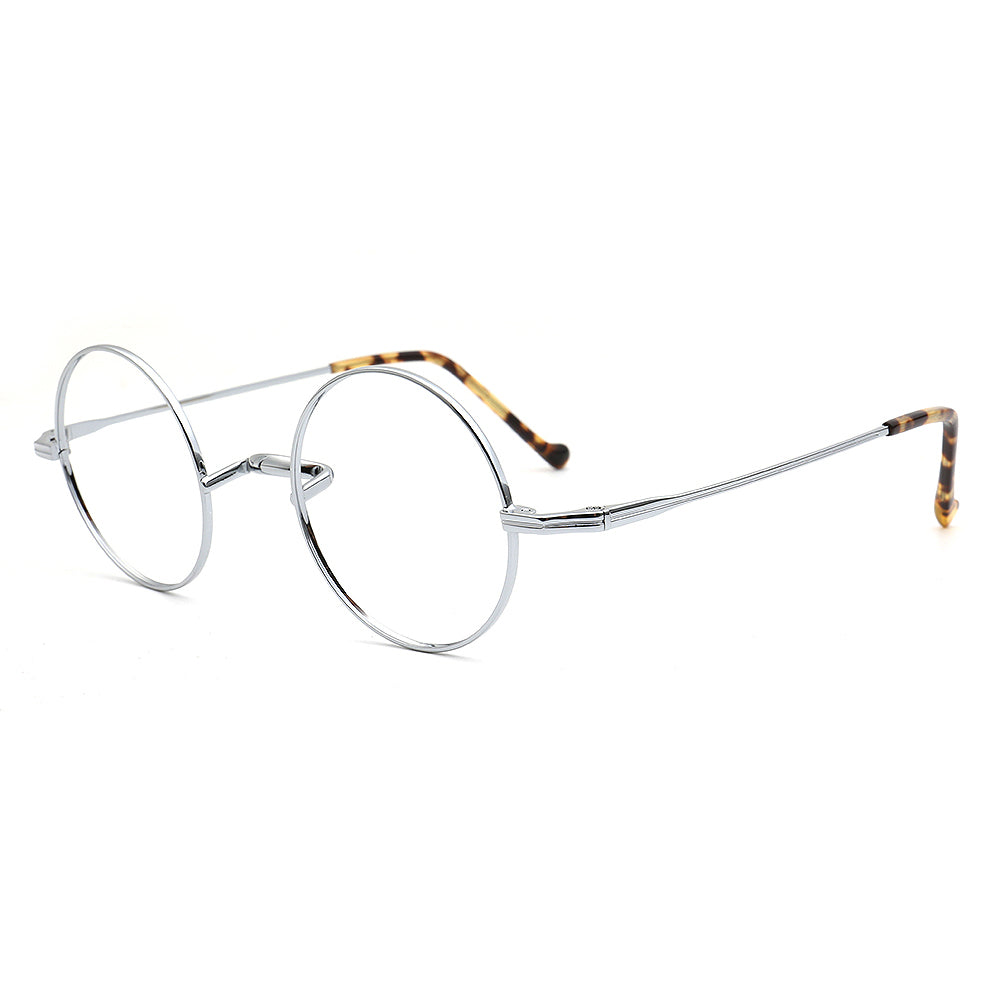 Madison | Retro Round Titanium Glasses Frames