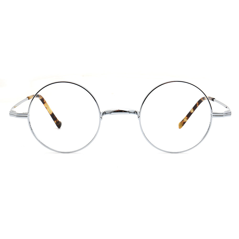 Madison | Retro Round Titanium Glasses Frames