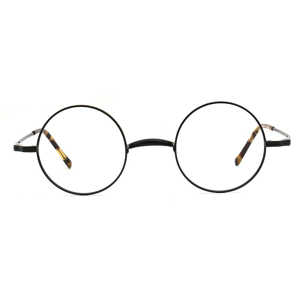 Madison | Retro Round Titanium Glasses Frames