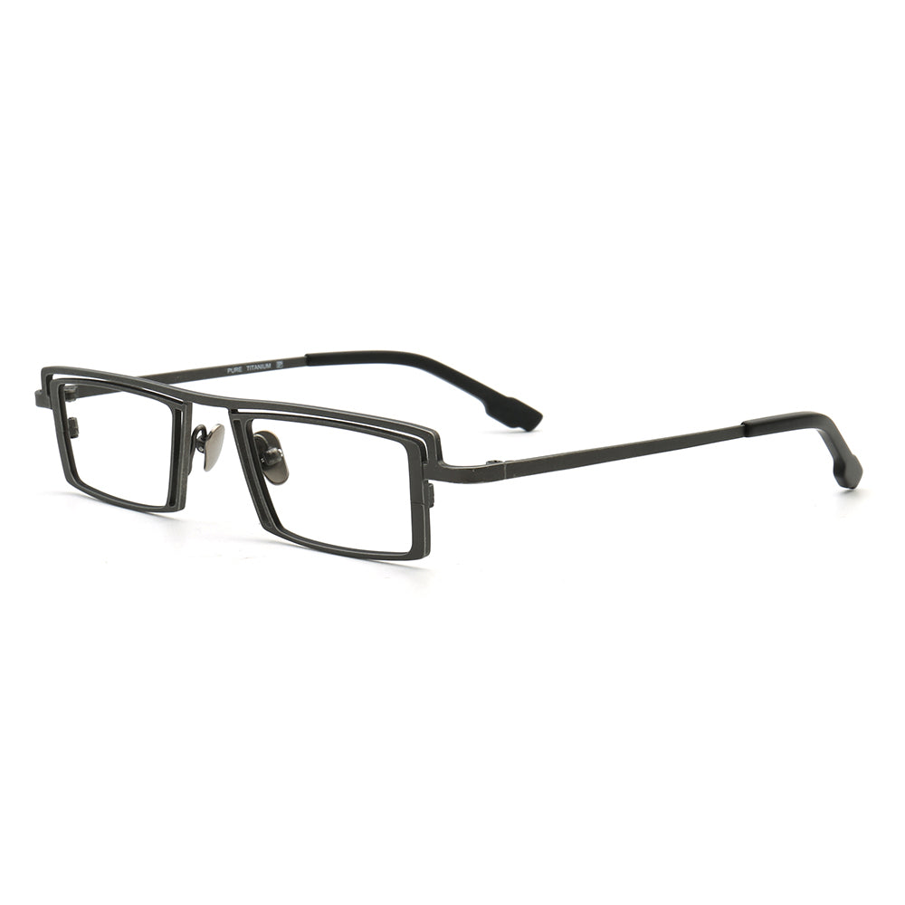 Levi | Rectangular Full Rim Eyeglasses For Men | Modern Business Glasses Frames