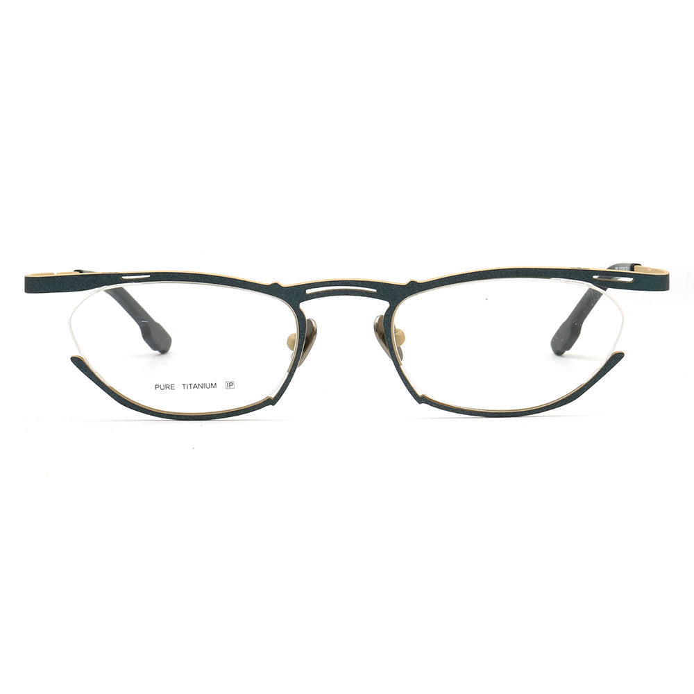 Bernadette | Semi Rimless Cat Eye Glasses For Women | Lightweight Pure Titanium Frames