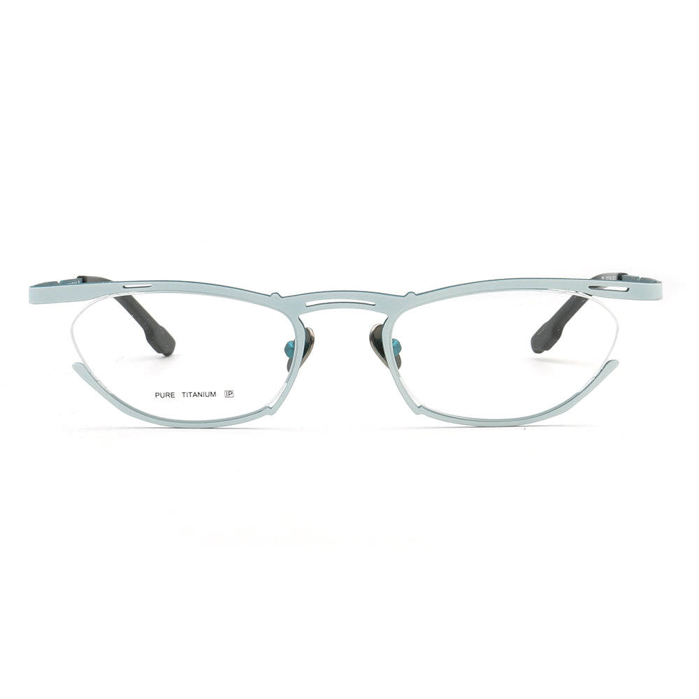 Bernadette | Semi Rimless Cat Eye Glasses For Women | Lightweight Pure Titanium Frames