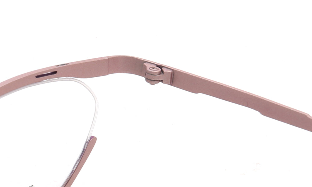 Bernadette | Semi Rimless Cat Eye Glasses For Women | Lightweight Pure Titanium Frames