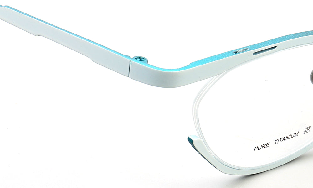 Bernadette | Semi Rimless Cat Eye Glasses For Women | Lightweight Pure Titanium Frames