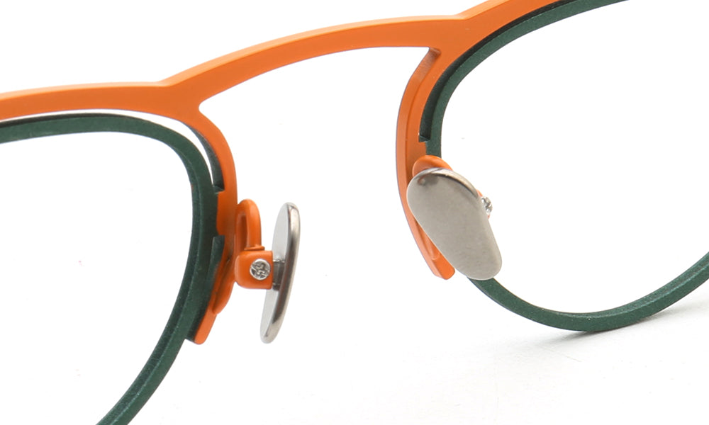 Bloom | Funky Unique Titanium Eyeglasses For Women | Glasses Frames w/ Multicolor Geometric Design