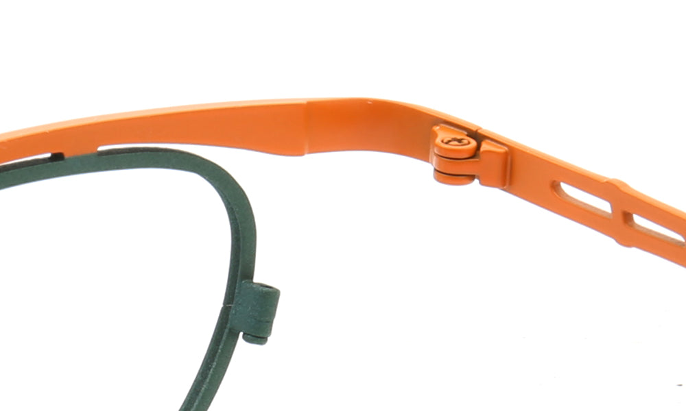 Bloom | Funky Unique Titanium Eyeglasses For Women | Glasses Frames w/ Multicolor Geometric Design