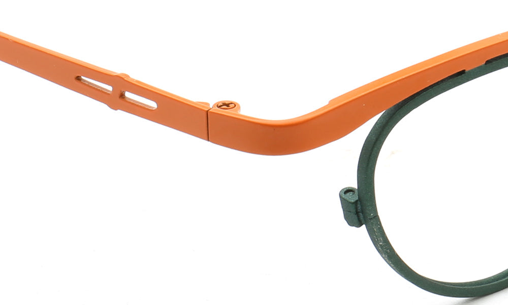 Bloom | Funky Unique Titanium Eyeglasses For Women | Glasses Frames w/ Multicolor Geometric Design