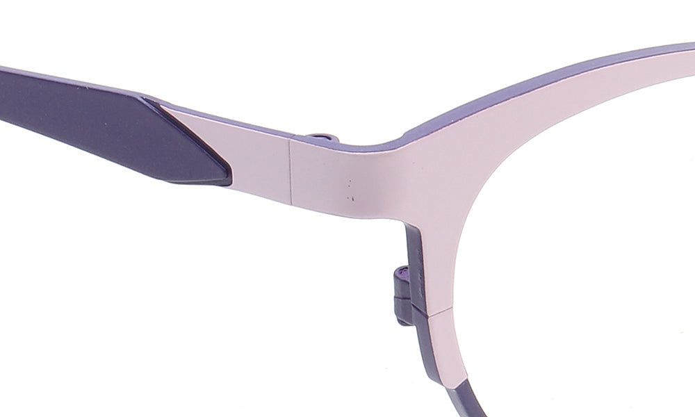 Tabatha | Sleek Pure Titanium Cat Eye Glasses For Women | Colorful Two Toned Eyeglasses