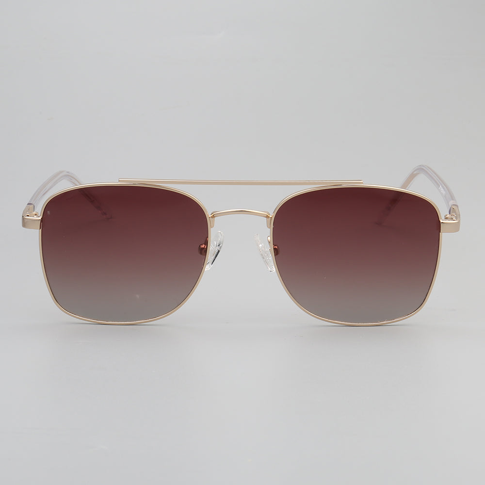 Winston | Full Rim Polarized Sunglasses For Men & Women | 80s Style Square Metal Frame