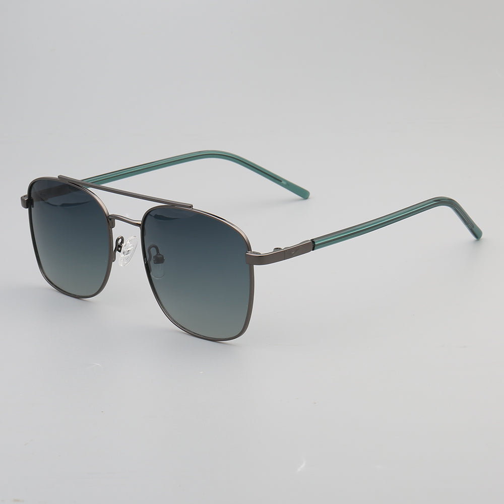 Winston | Full Rim Polarized Sunglasses For Men & Women | 80s Style Square Metal Frame