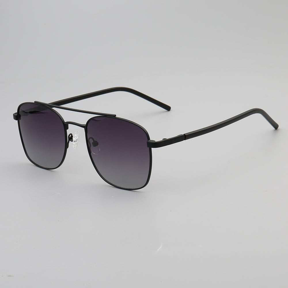 Winston | Full Rim Polarized Sunglasses For Men & Women | 80s Style Square Metal Frame