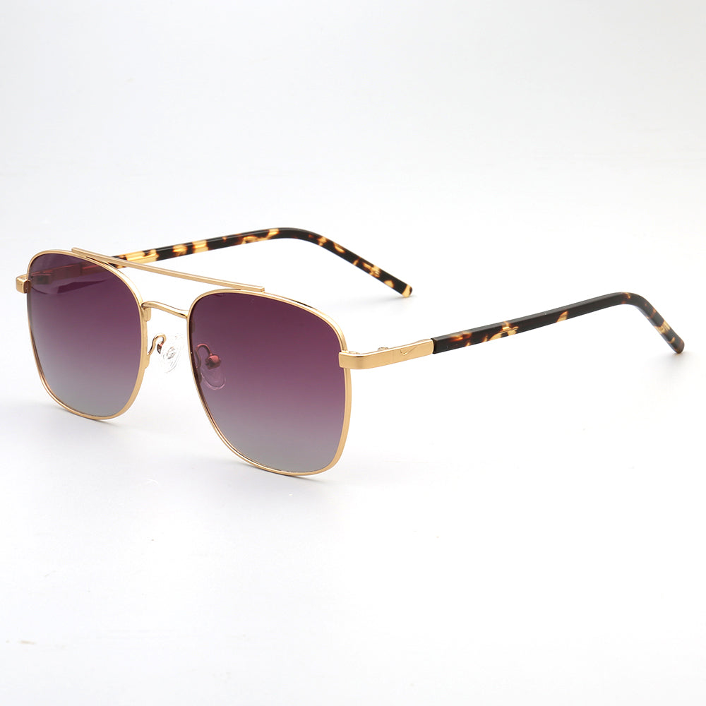 Winston | Full Rim Polarized Sunglasses For Men & Women | 80s Style Square Metal Frame