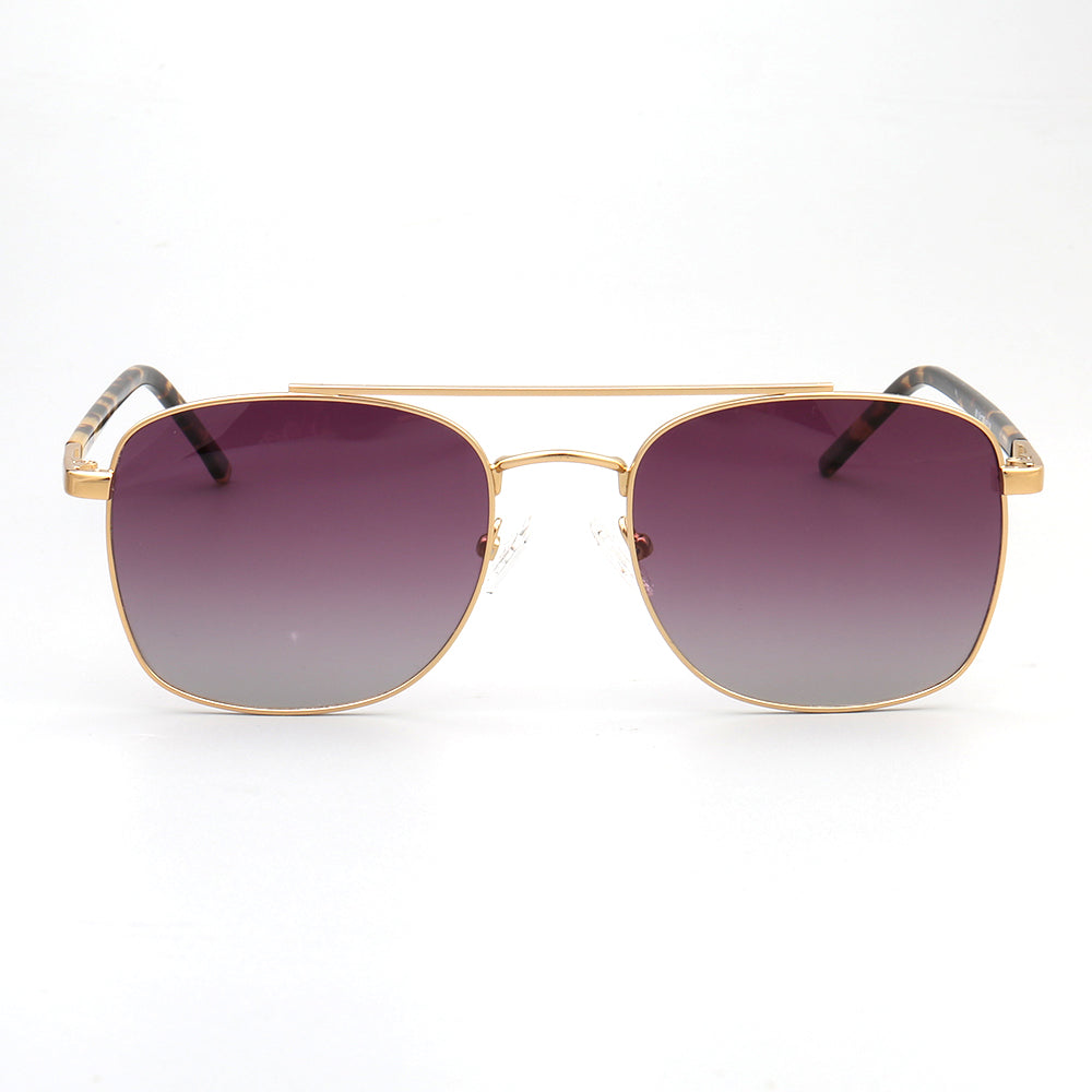 Winston | Full Rim Polarized Sunglasses For Men & Women | 80s Style Square Metal Frame