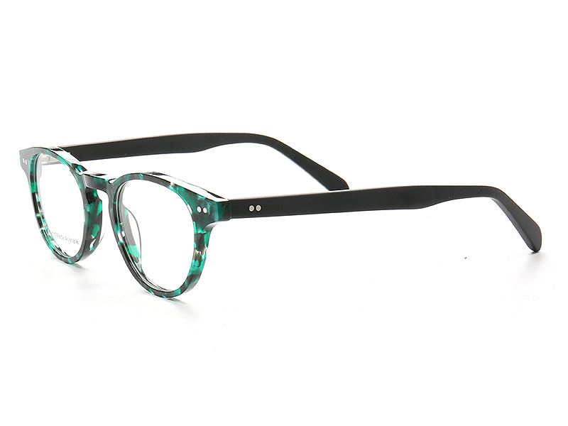 Miles | Stylish Men Eyeglasses Frames Round | Retro Women Glasses Frames Tortoise Shell