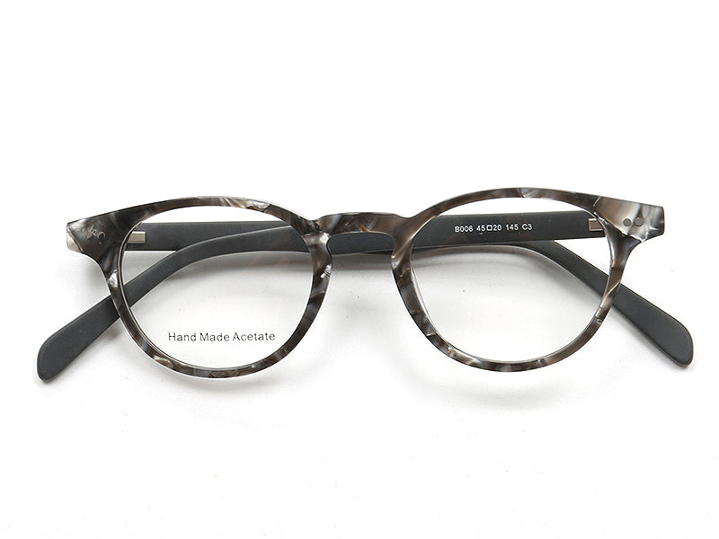 Miles | Stylish Men Eyeglasses Frames Round | Retro Women Glasses Frames Tortoise Shell