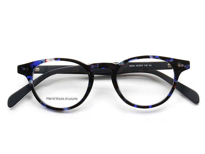Miles | Stylish Men Eyeglasses Frames Round | Retro Women Glasses Frames Tortoise Shell