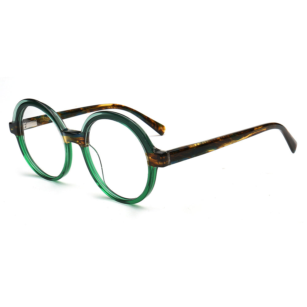 Adrian | Round Two Tone Tortoise Eyeglass Frames