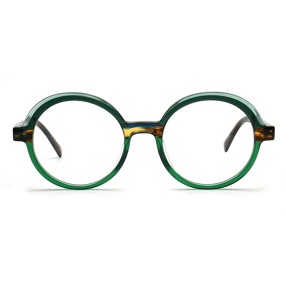 Adrian | Round Two Tone Tortoise Eyeglass Frames