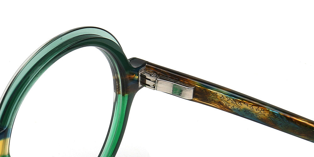 Adrian | Round Two Tone Tortoise Eyeglass Frames