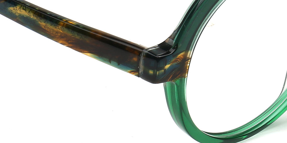 Adrian | Round Two Tone Tortoise Eyeglass Frames