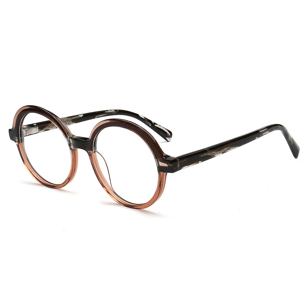 Adrian | Round Two Tone Tortoise Eyeglass Frames