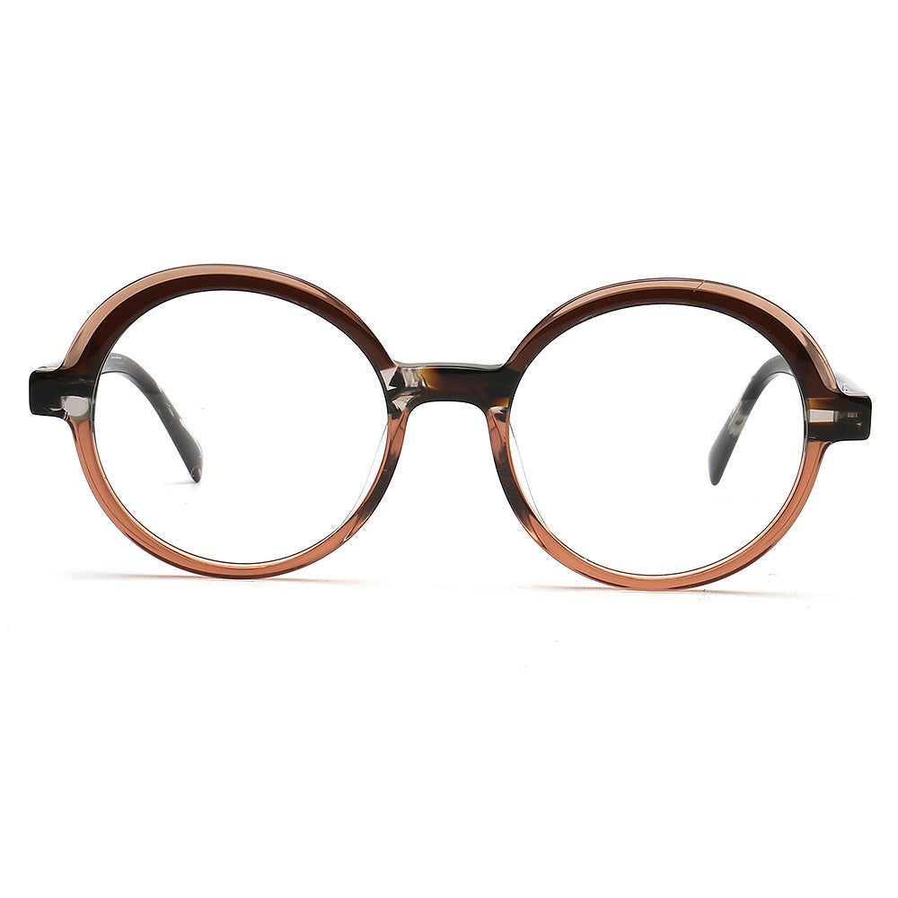 Adrian | Round Two Tone Tortoise Eyeglass Frames