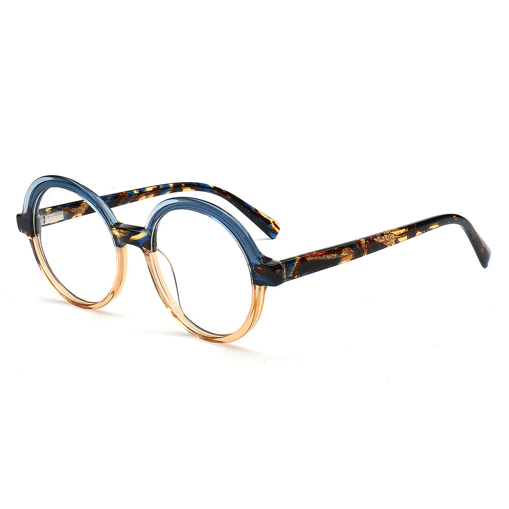 Adrian | Round Two Tone Tortoise Eyeglass Frames