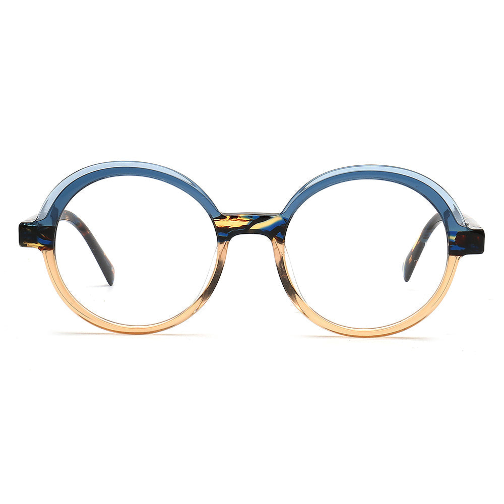 Adrian | Round Two Tone Tortoise Eyeglass Frames