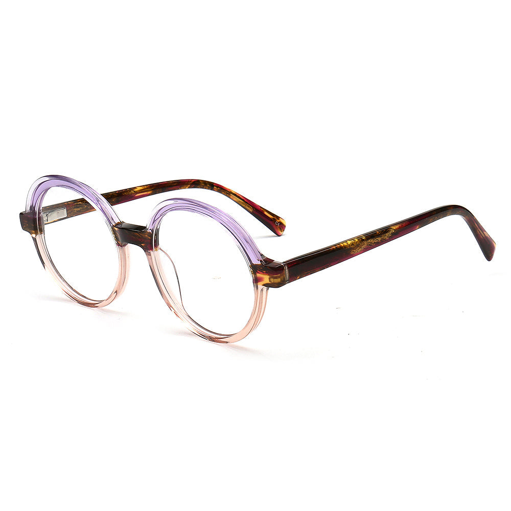 Adrian | Round Two Tone Tortoise Eyeglass Frames