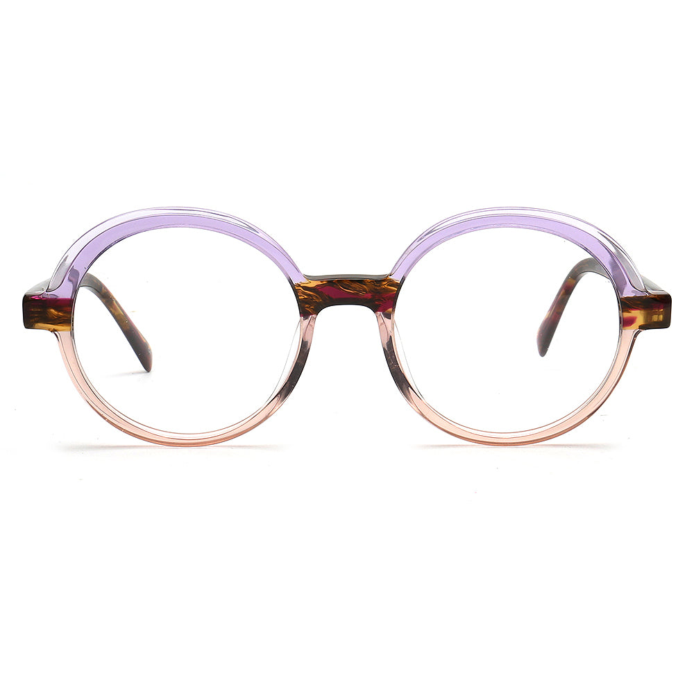 Adrian | Round Two Tone Tortoise Eyeglass Frames