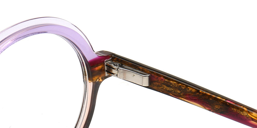 Adrian | Round Two Tone Tortoise Eyeglass Frames