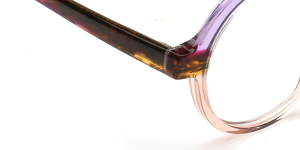 Adrian | Round Two Tone Tortoise Eyeglass Frames