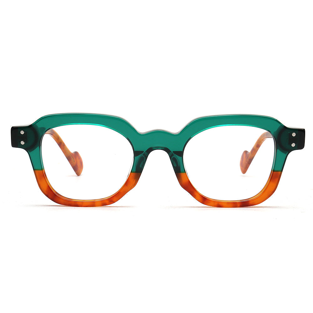 Breeze | Retro Two Tone Square Glasses Frames