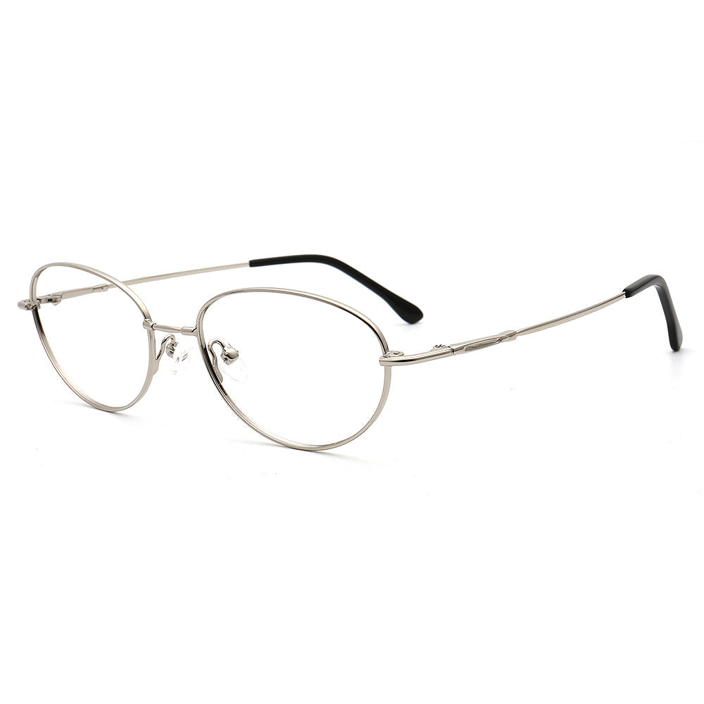 Darcy |  Womens Flexible Memory Metal Oval Glasses Frames