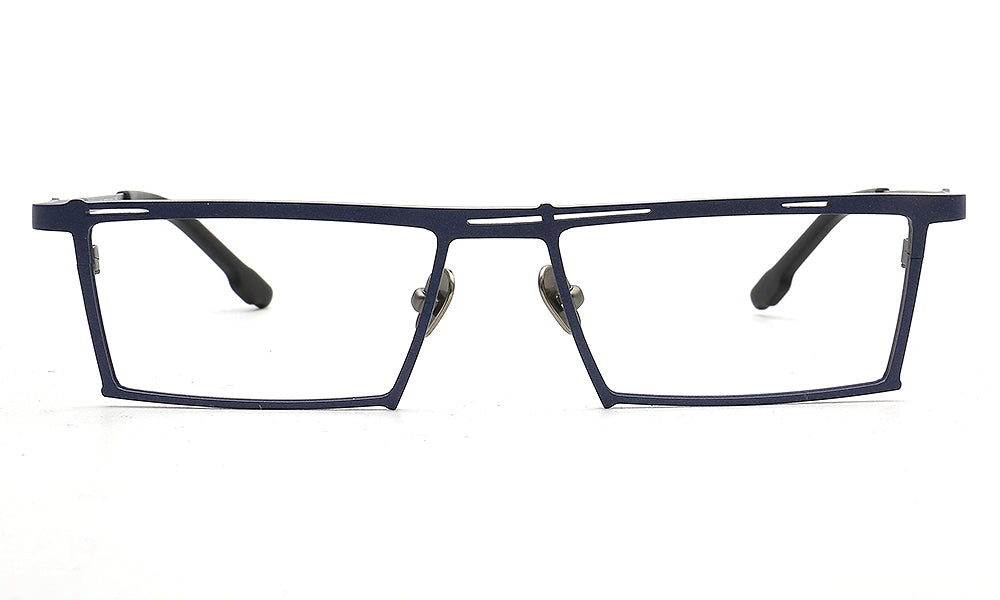 Ethan | Stylish Mens Rectangular Full Rim Eyeglasses | Modern Business Glasses Frames for Men