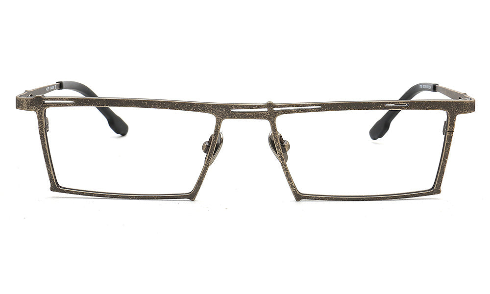 Ethan | Stylish Mens Rectangular Full Rim Eyeglasses | Modern Business Glasses Frames for Men