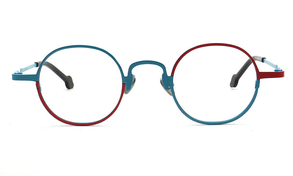 Heidi | Titanium Stylish Eyeglass Frames Men | Hipster Women Round Glasses Frames Two Tone