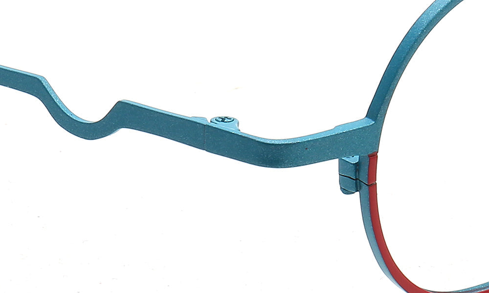 Heidi | Titanium Stylish Eyeglass Frames Men | Hipster Women Round Glasses Frames Two Tone