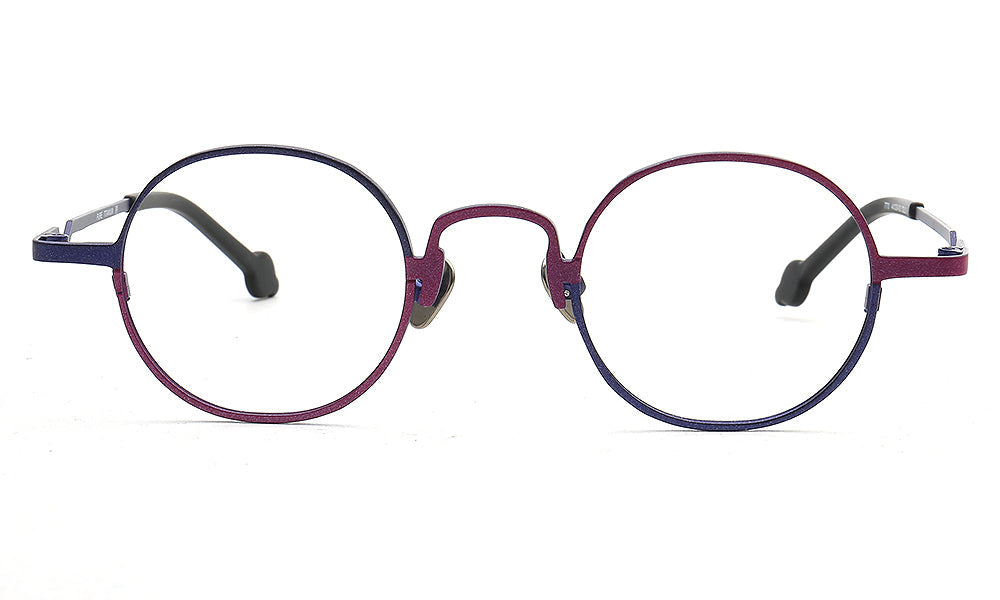 Heidi | Titanium Stylish Eyeglass Frames Men | Hipster Women Round Glasses Frames Two Tone