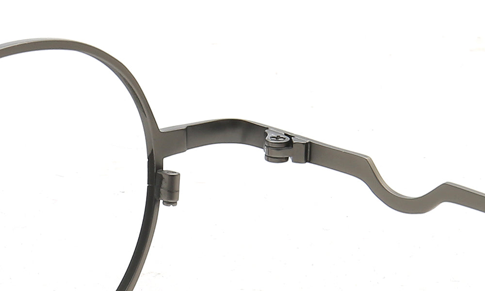Heidi | Titanium Stylish Eyeglass Frames Men | Hipster Women Round Glasses Frames Two Tone