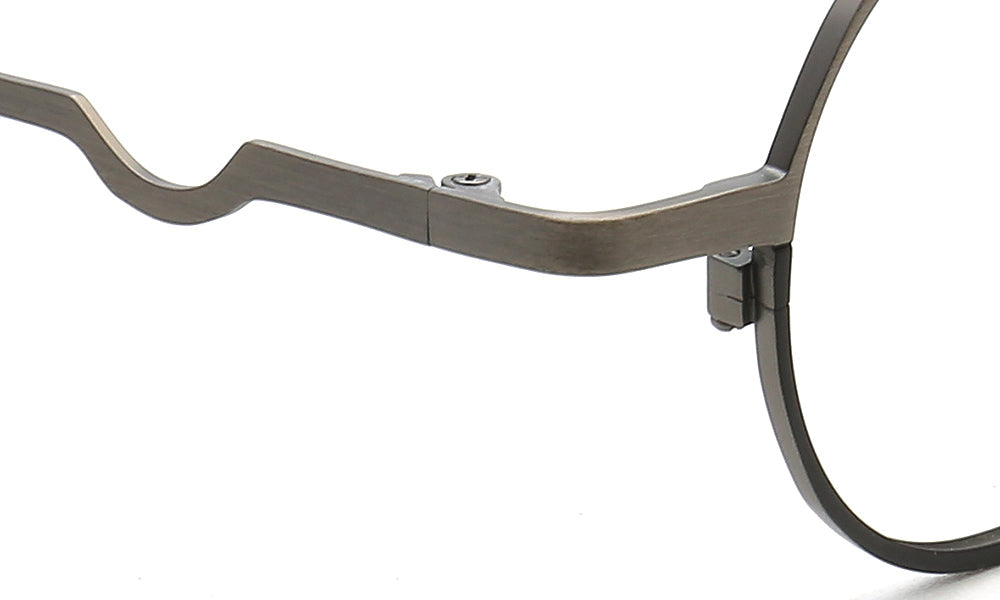 Heidi | Titanium Stylish Eyeglass Frames Men | Hipster Women Round Glasses Frames Two Tone
