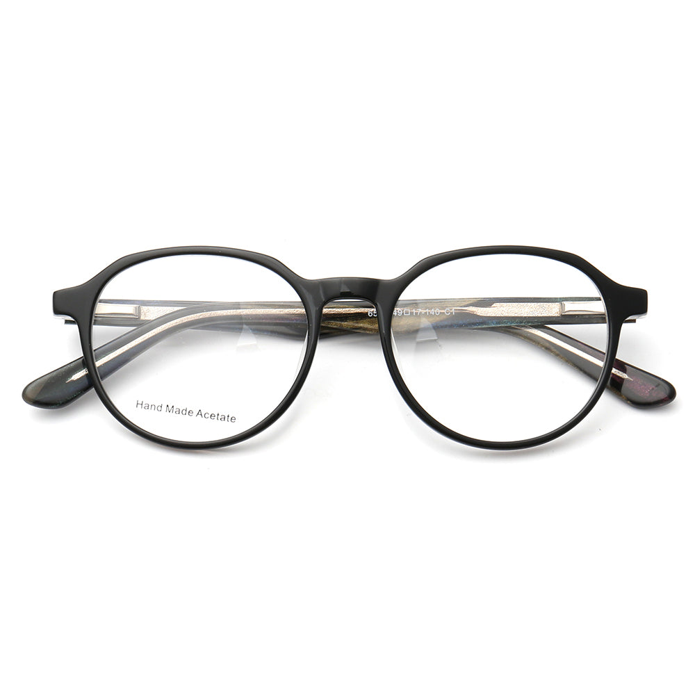 Camden | Geometric Glasses Frames For Men | Retro Round Womens Tortoise Shell Eyeglasses Online