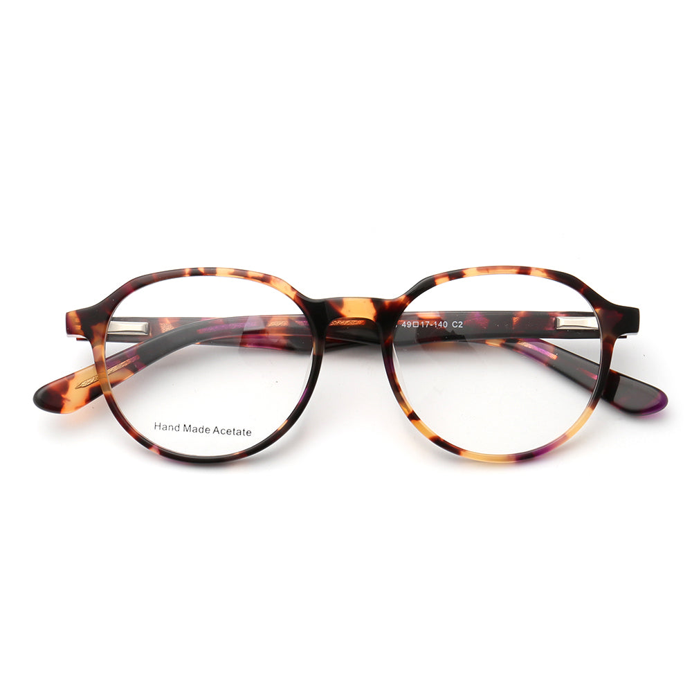 Camden | Geometric Glasses Frames For Men | Retro Round Womens Tortoise Shell Eyeglasses Online