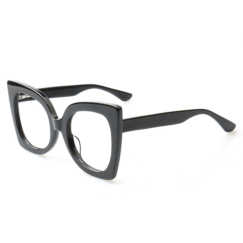 Rosella | Vintage Oversized Cat Eye Glasses For Women | Colorful Tortoise Shell Eyewear Frames