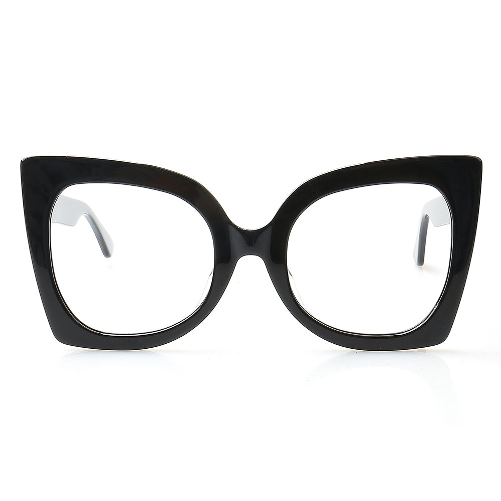 Rosella | Vintage Oversized Cat Eye Glasses For Women | Colorful Tortoise Shell Eyewear Frames