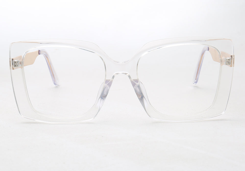 April | Retro Oversized Square Glasses For Women | Colorful Full Rim Tortoise Patterned Frames