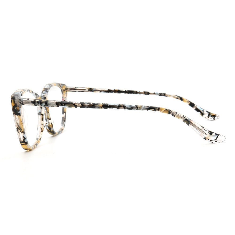 Charlotte | Patterned Acetate Cat Eye Glasses For Women | Colorful Tortoise Shell Eyewear Frames