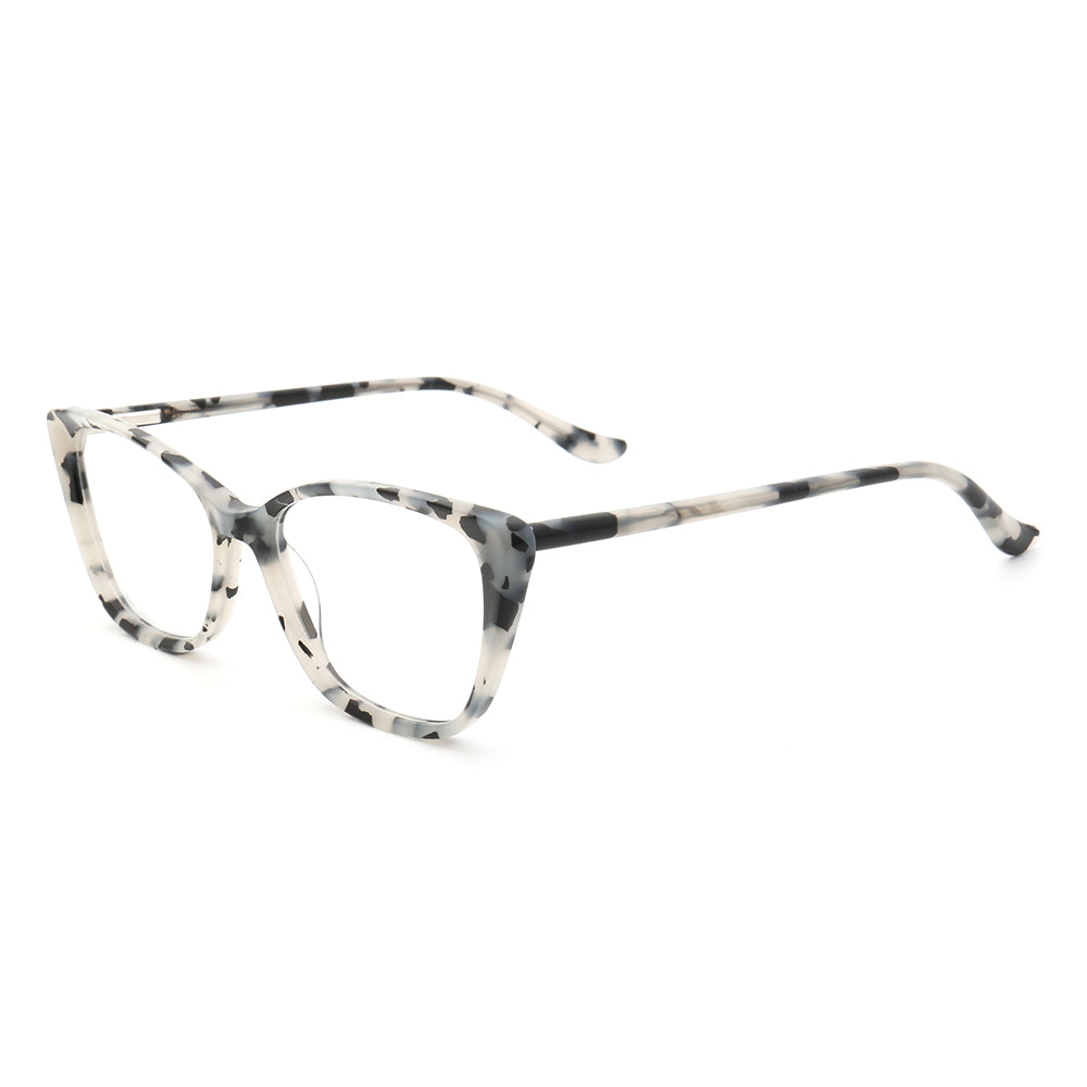 Charlotte | Patterned Acetate Cat Eye Glasses For Women | Colorful Tortoise Shell Eyewear Frames