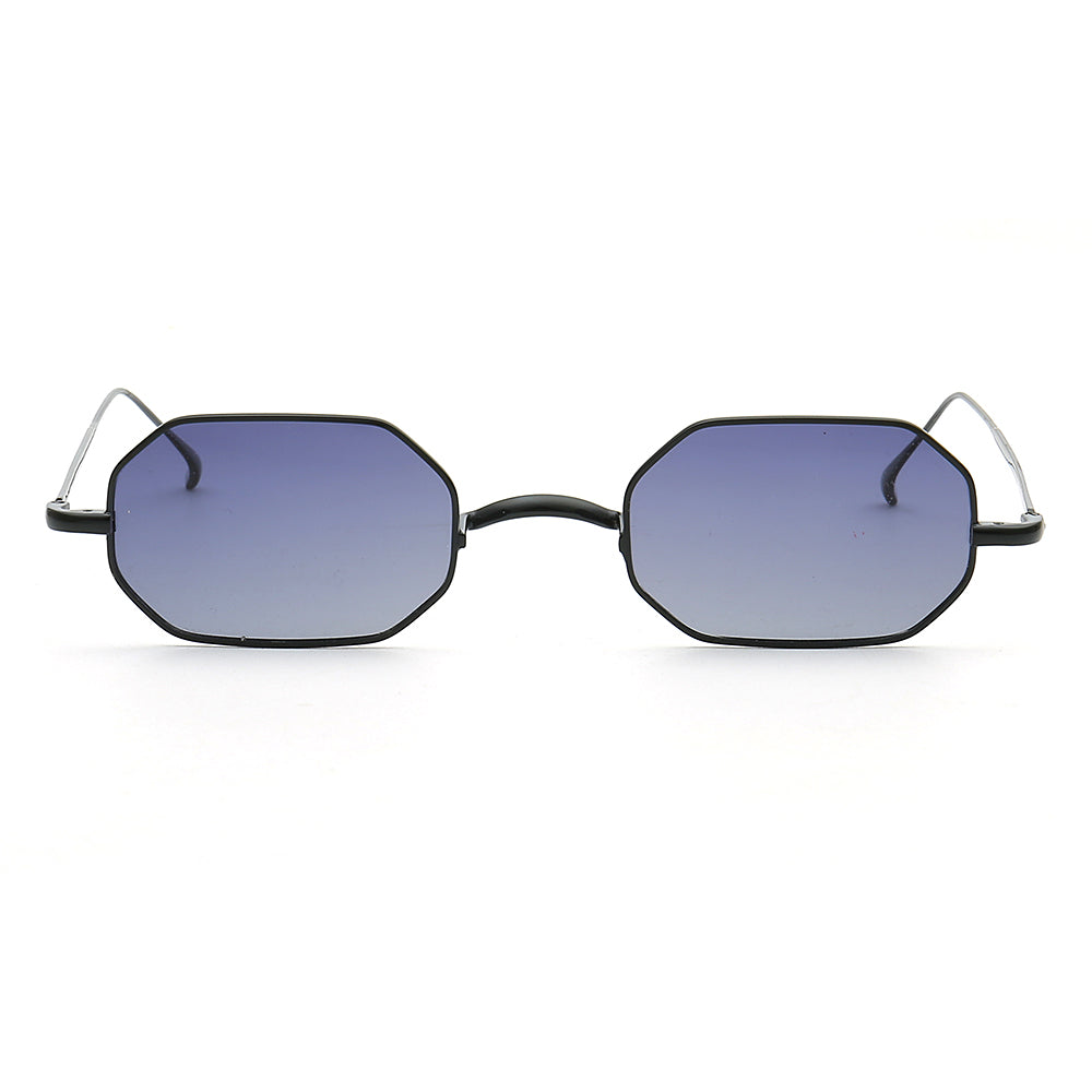 Greyson | Geometric Metal Mens Sunglasses Polarized | Rectangle Tinted Womens Sun Glasses UV400 Driving Outdoor
